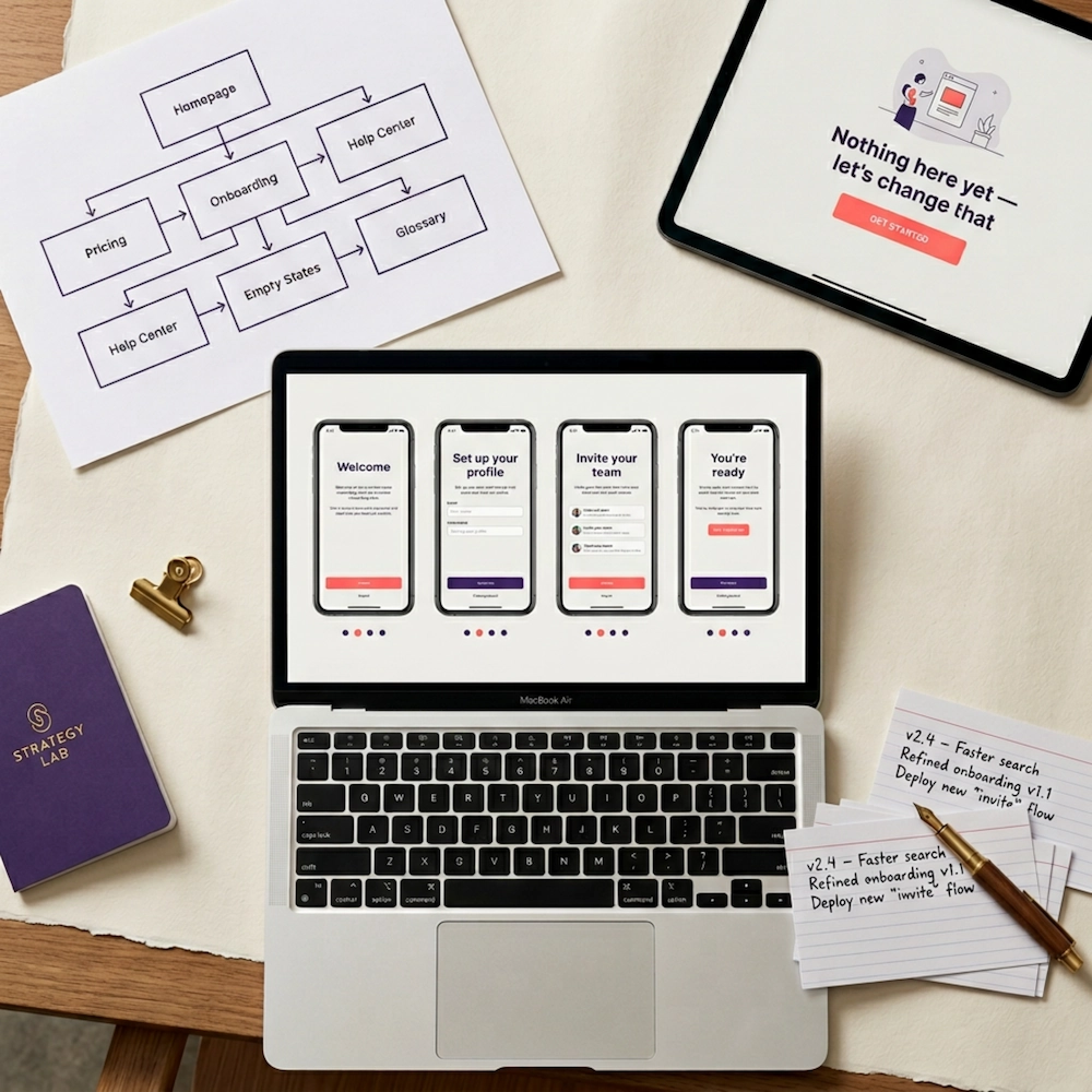 Content strategy and product copy